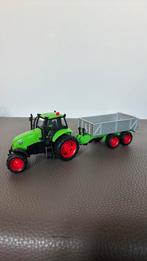 Kleine tractor met aanhangwagen, Kinderen en Baby's, Speelgoed |Speelgoedvoertuigen, Ophalen of Verzenden, Zo goed als nieuw