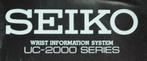 Vintage Seiko Wrist Information System UC-2000 Series, Handtassen en Accessoires, Horloges | Heren, Ophalen of Verzenden, Gebruikt