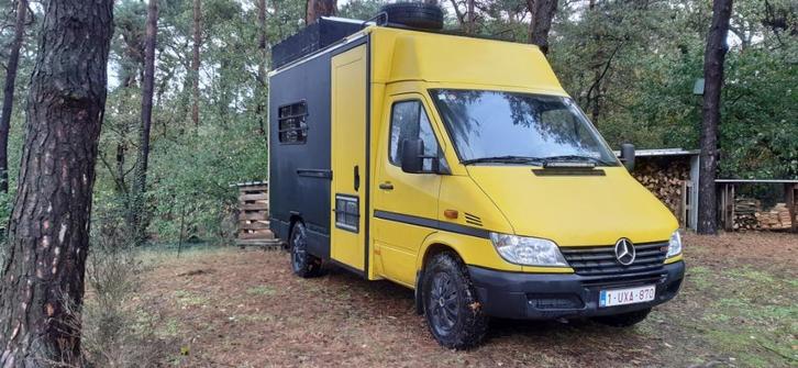 Mercedes Sprinter zelfbouw camper, Caravanes & Camping, Camping-cars, Particulier, jusqu'à 3, Modèle Bus ou Fourgon aménagé, Mercedes-Benz