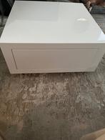 Salontafel wit modern, Huis en Inrichting, Tafels | Salontafels, Ophalen, Kunststof, 50 tot 100 cm, Vierkant