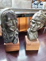 2 bustes Tijl & Nele, Antiquités & Art, Enlèvement