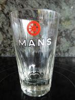4 glazen bier van Mans, Ophalen of Verzenden, Nieuw, Glas of Glazen, Overige merken