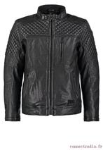 2 Vestes en cuir pour homme, Ophalen of Verzenden, Nieuw, Maat 52/54 (L), Zwart