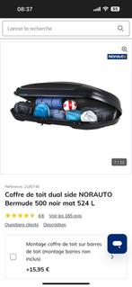 Location coffre de toit Norauto Bermude 500 dual side, Enlèvement, Comme neuf