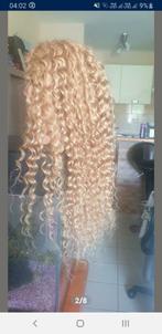 Perruque cheveux brésiliens couleur blonde miel, Bijoux, Sacs & Beauté, Comme neuf, Enlèvement ou Envoi