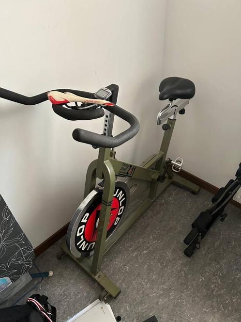 Spinningfiets, Sport en Fitness, Fitnessapparatuur, Gebruikt, Spinningfiets, Armen, Benen, Borst, Buik, Rug, Ophalen