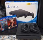 PlayStation 4 500GB, Games en Spelcomputers, Ophalen of Verzenden, Zo goed als nieuw, Met 2 controllers