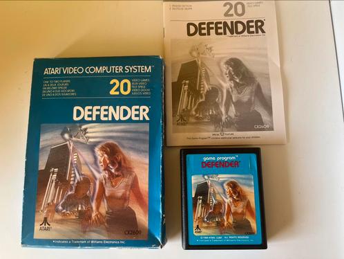 Atari 2600 defender blue label, Games en Spelcomputers, Games | Atari, Zo goed als nieuw, Atari 2600, Ophalen
