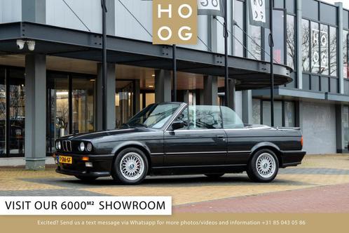 BMW 3 Serie E30 320i (bj 1989), Auto's, Oldtimers, Bedrijf, Te koop, Lederen bekleding, Metaalkleur, Open dak, BMW, Benzine, Cabriolet