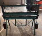 Te koop: Zware industriële plooibank / zetbank (handbediend), Enlèvement, Utilisé, 120 à 170 cm, Étau