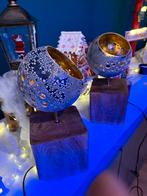 Deux lampes photophores uniques, Neuf, Moins de 50 cm, Design style, Enlèvement