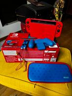 Nintendo Switch mario red&blue edition (zeldzaam!), Ophalen, Zo goed als nieuw