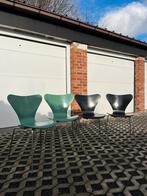 Vintage vlinderstoelen Fritz Hansen, Ophalen, Gebruikt, Zwart, Twee