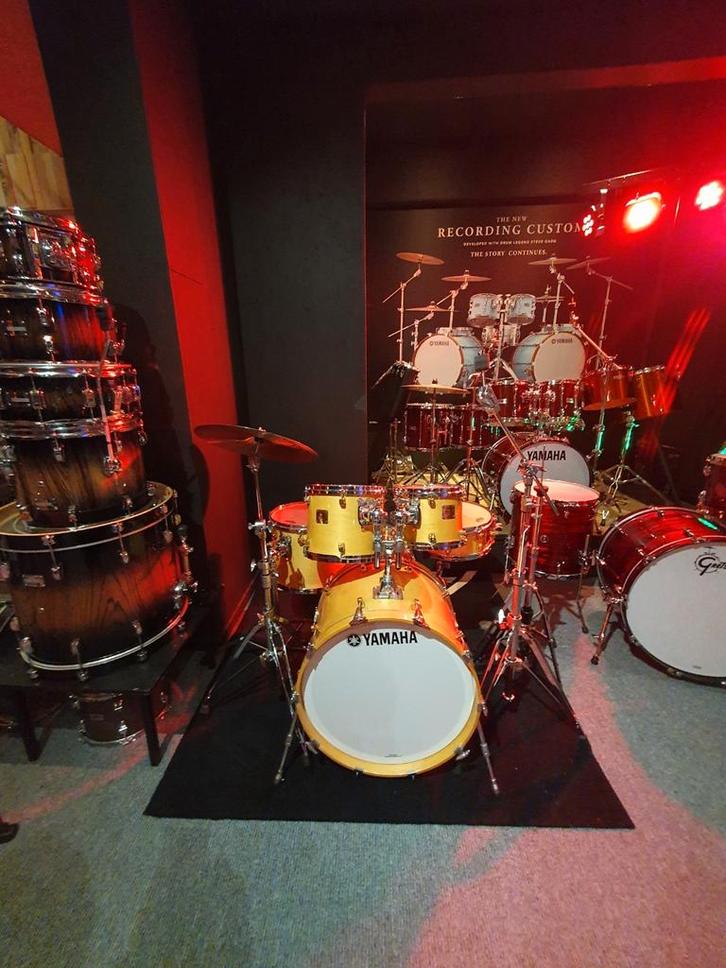 Yamaha Maple Custom: made in Japan. Natural lacquer., Muziek en Instrumenten, Drumstellen en Slagwerk, Zo goed als nieuw, Yamaha