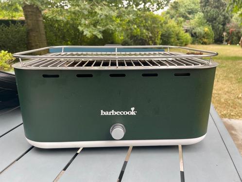 Barbecook Carlo - Tafelbarbecue (groen), Jardin & Terrasse, Barbecues au charbon de bois, Comme neuf, Avec accessoires, Enlèvement