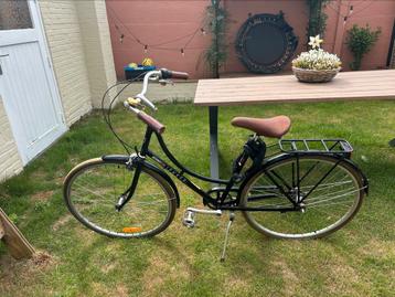 Zwarte Damesfiets, Fietsen en Brommers, Ophalen, Gebruikt, Overige merken, Versnellingen