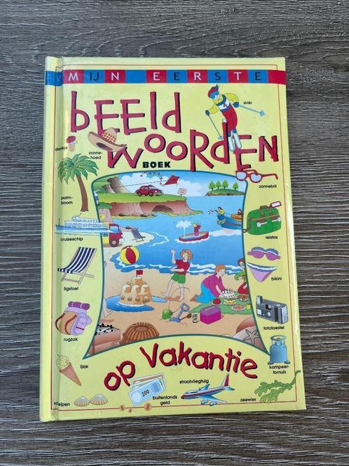 Mijn eerste beeldenwoordenboek - op vakantie, Boeken, Kinderboeken | Baby's en Peuters, Gelezen, 6 tot 12 maanden, Uitklap-, Voel- of Ontdekboek