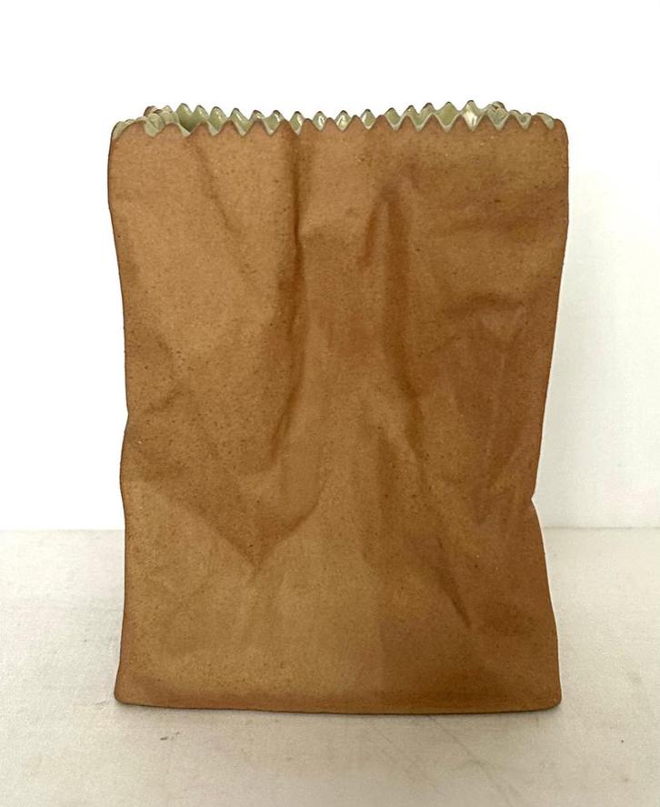 Rosenthal bag vase vaas Fins design 70's porselein, Antiek en Kunst, Antiek | Porselein, Ophalen of Verzenden