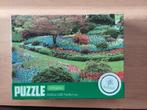 puzzle 1000 pièces - jardin fleuri, Enlèvement ou Envoi, 500 à 1500 pièces, Comme neuf, Puzzle