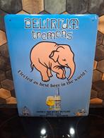 Delirium tremens blikken reclamebord, Ophalen of Verzenden, Zo goed als nieuw, Reclamebord, Plaat of Schild