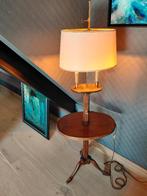 Mahonie Houten Bijzettafeltje Regency stijl vloerlamp, Enlèvement ou Envoi