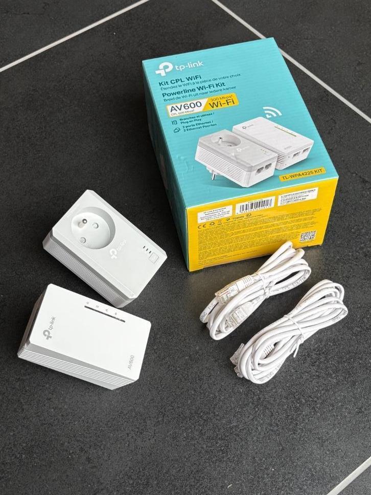 TP-LINK AV600 Powerline WiFi Kit, Computers en Software, WiFi-versterkers, Nieuw, Ophalen
