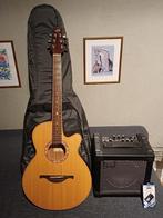 Semi akoestische gitaar merk LAG met versterker, Muziek en Instrumenten, Ophalen, Zo goed als nieuw, Overige typen