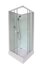 Complete douchecabine WHITE, Doe-het-zelf en Bouw, Ophalen, Nieuw, Glas, Douche