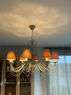 Moderne luster met lampkapjes, Huis en Inrichting, Lampen | Kroonluchters, Ophalen, Zo goed als nieuw