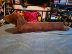 Grote teckel knuffel zo goed als nieuw 100cm, Ophalen of Verzenden