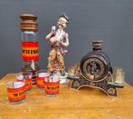 Vintage jaren '70 decoratieve tap en beeld sterke drank, Verzamelen, Glas en Drinkglazen, Ophalen, Gebruikt, Overige typen