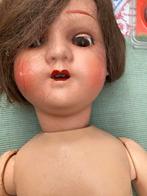 Antieke pop /E.V.F./ernest villain/ belgisch/1930//75cm/, Verzamelen, Poppen, Ophalen of Verzenden, Gebruikt, Pop