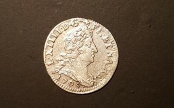 Lodewijk 14, Postzegels en Munten, Ophalen of Verzenden, Zilver