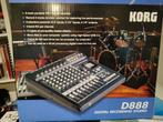KORG D888 digital recording studio, Musique & Instruments, Tables de mixage, Comme neuf, Enlèvement, 5 à 10 canaux