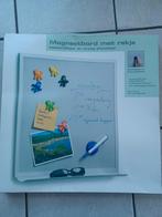 Magnetisch schrijfbord met rekje, Huis en Inrichting, Ophalen of Verzenden, Nieuw