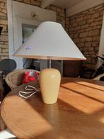 Lampe de table/lampe en acier jaune, Autres matériaux, Utilisé, Moins de 50 cm, Enlèvement ou Envoi