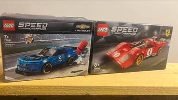Lego snelheidskampioenen 75891 en 76906