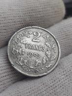 Piece de monnaie 2 Francs 1909 , Faux? Essai? 6.94gr!!, Enlèvement ou Envoi