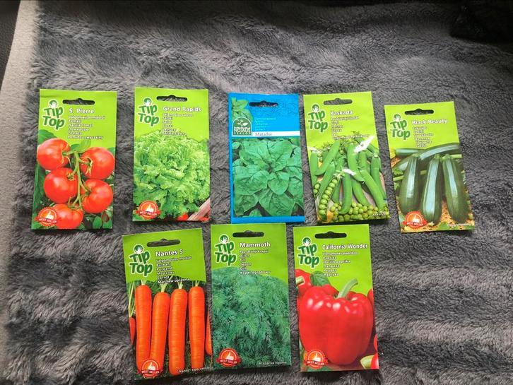 8 pakjes zaden - Nieuw -, Tuin en Terras, Kweekspullen, Nieuw, Ophalen