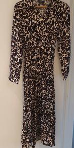 Jurk leopard, Verzenden, Zo goed als nieuw, Maat 38/40 (M), Zwart