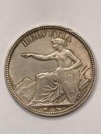 Munt zilver Swiss 5 frank jaartal 1850 zeldzaam mooi !!, Enlèvement ou Envoi, Autres pays, Monnaie en vrac, Argent