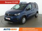 Peugeot Rifter 1.5 Blue-HDi Allure L1 (bj 2020, automaat), Auto's, Stof, Gebruikt, Blauw, 1499 cc