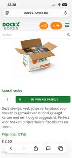 40 Verhuisdozen (boekendozen), Ophalen, Doos