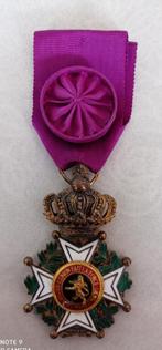 Médaille belge officier ordre de Léopold, Verzamelen, Militaria | Algemeen, Verzenden