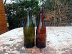 Oude vintage bierflessen brouwerij J RINGOOT Brussel, Verzamelen, Ophalen of Verzenden