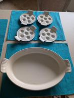 vuurvaste schotel en escargot pannetjes, Ophalen, Gebruikt, Overige materialen, Overige typen