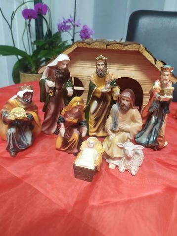 Kerststal Figuren set 7 stuks  beschikbaar voor biedingen