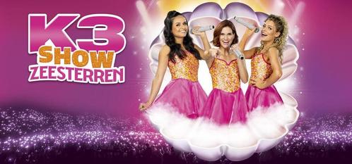2x2 Tickets K3 show Zeesterren 14/06, Tickets en Kaartjes, Theater | Musical