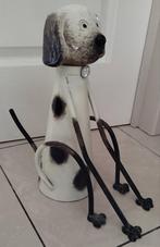 Chien décoratif métal cale bloc porte déco maison H34cm, Ophalen, Gebruikt