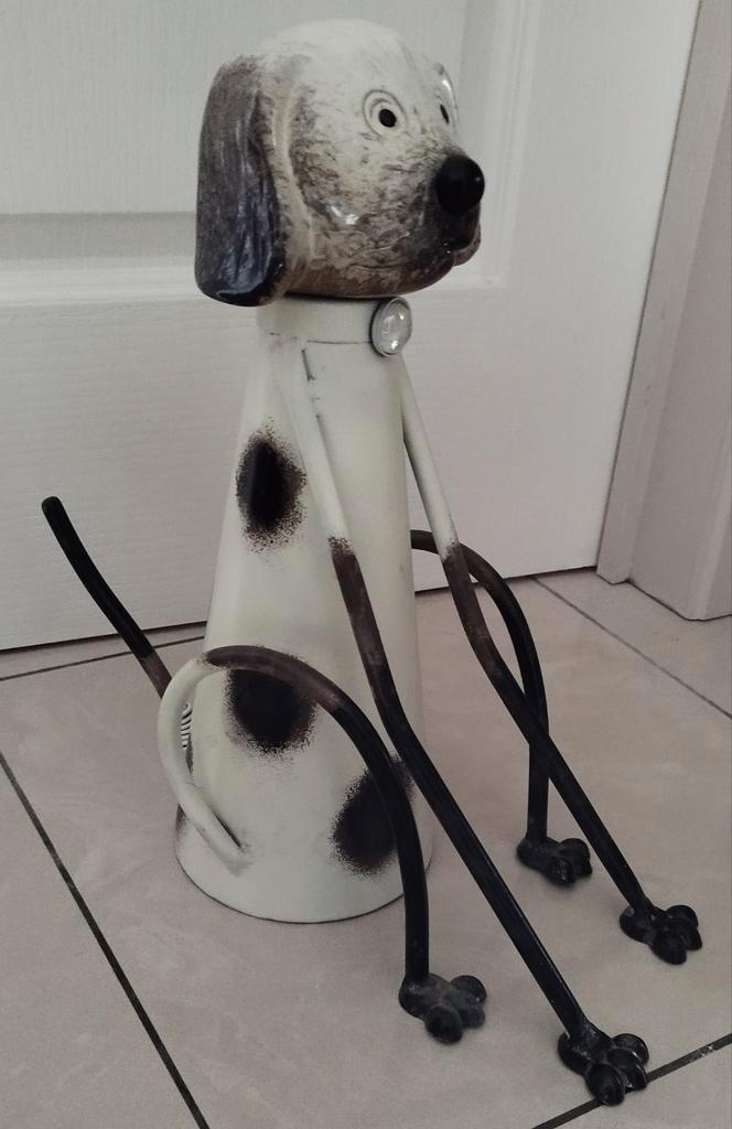 Chien décoratif métal cale bloc porte déco maison H34cm, Huis en Inrichting, Woonaccessoires | Wanddecoraties, Gebruikt, Ophalen
